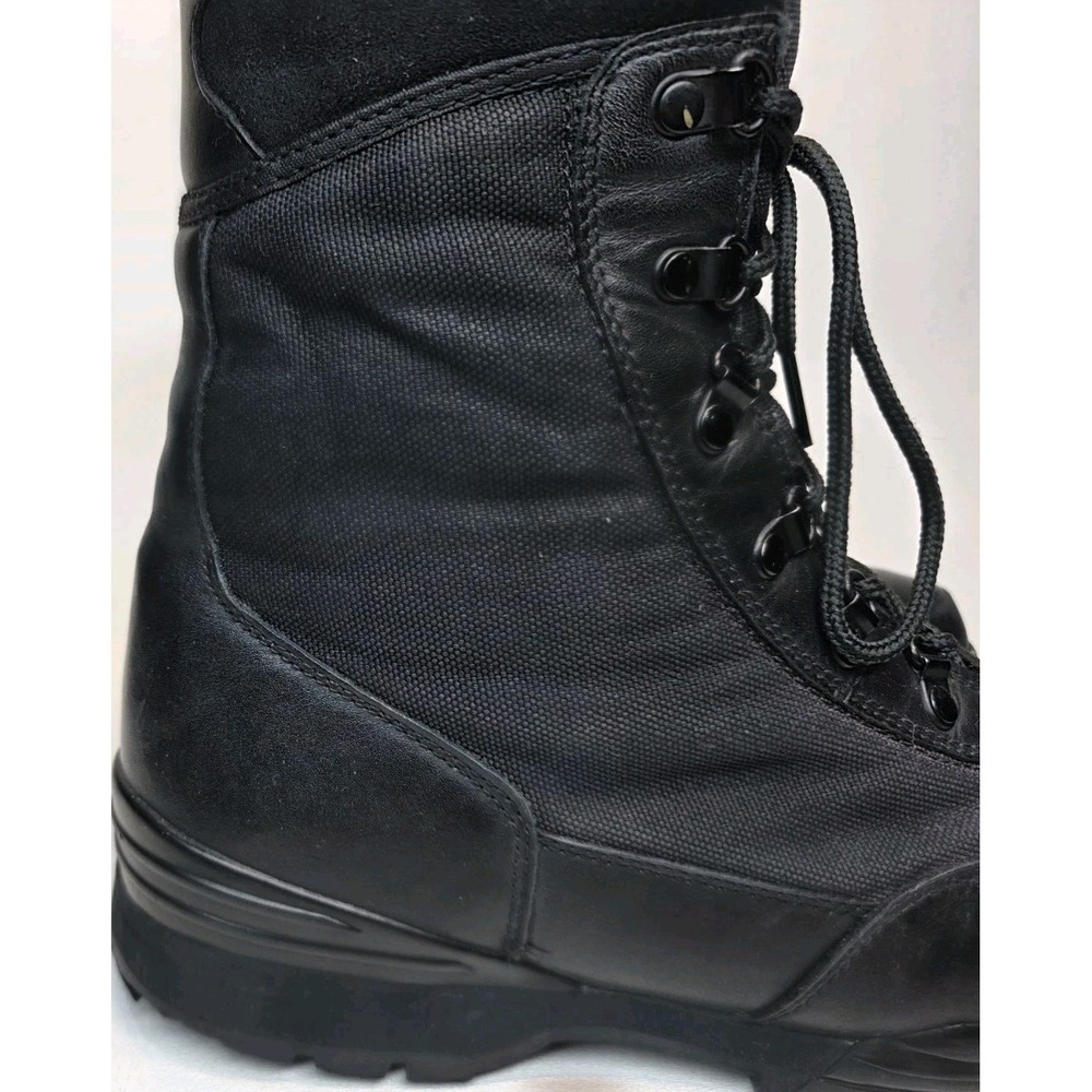 Mens Size 9 Corcoran Combat Work Boots Black Leather Lace Up Ankle Top 1944 - Picture 2 of 11